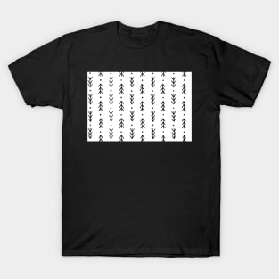 Pine leaves zig-zag T-Shirt